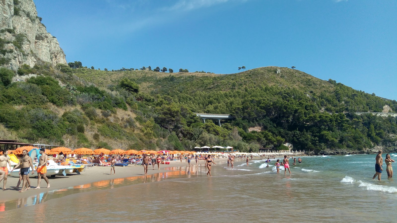 Zdjęcie Spiaggia libera Sperlonga z poziomem czystości wysoki