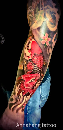 Explore country music tattoo ideas, creative tattoo ideas in Garden Grove, available at Anna Hang Tattoo
