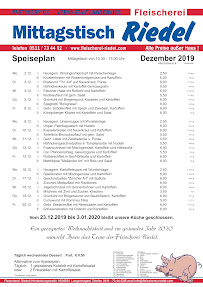 Menu du Fleischerei Riedel -Partyservice- Veranstaltungsservice aus Langenhagen à Langenhagen