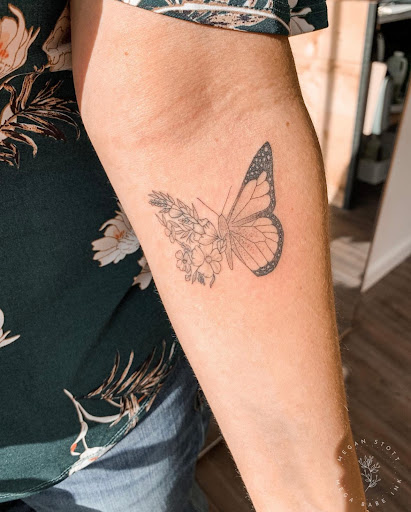 Explore nepal tattoo ideas, creative tattoo ideas in Fillmore, available at Mega Babe Ink