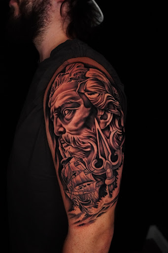 Explore cover up tattoo ideas female arm, creative tattoo ideas in Arlington, available at Urbans Tattoo & Piercing Studio