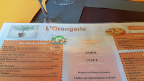 L'Orangerie à Villandry menu