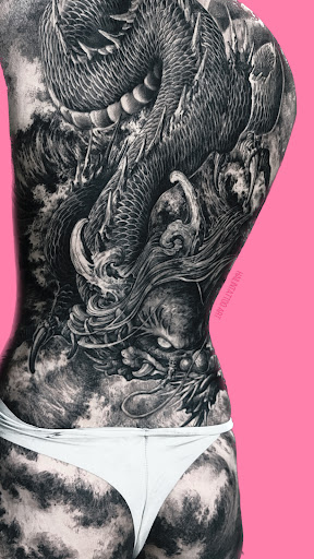 Explore mens angel tattoo ideas, creative tattoo ideas in Los Angeles, available at Hailin Tattoo Studio