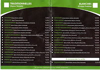 Menu du Velaux Pizza - Camion à Velaux