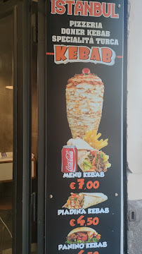 istanbul pizza kebab à Frascati menu