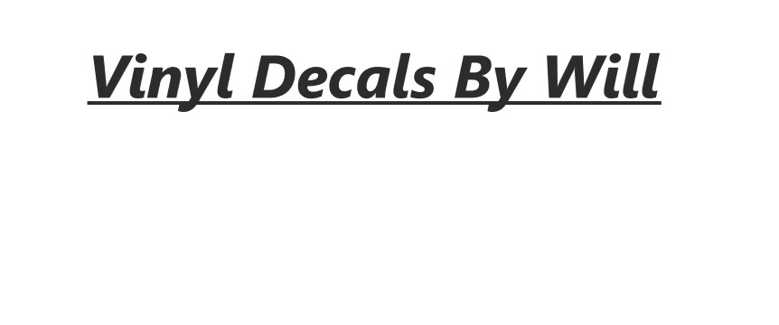 Vinyldecalsbywill