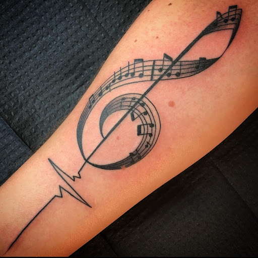 Explore cute witch tattoo ideas, creative tattoo ideas in Delaware, available at Rose & Web Tattoo