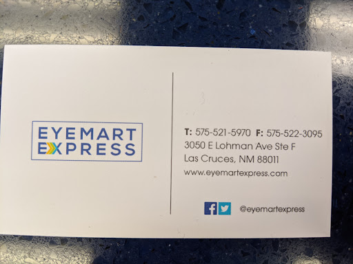 Eye Care Center «Eyemart Express», reviews and photos, 3050 E Lohman Ave Suite F, Las Cruces, NM 88011, USA