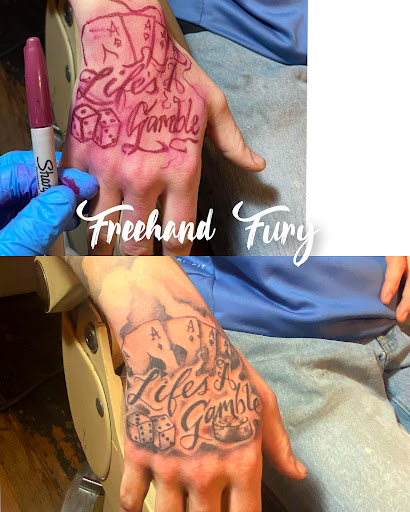 Explore tattoo ideas ocean, creative tattoo ideas in Roanoke, available at RailYard INK