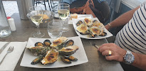 Huîtres Rockefeller du Restaurant de fruits de mer L'oasis Du Pêcheur à Bouzigues - n°12