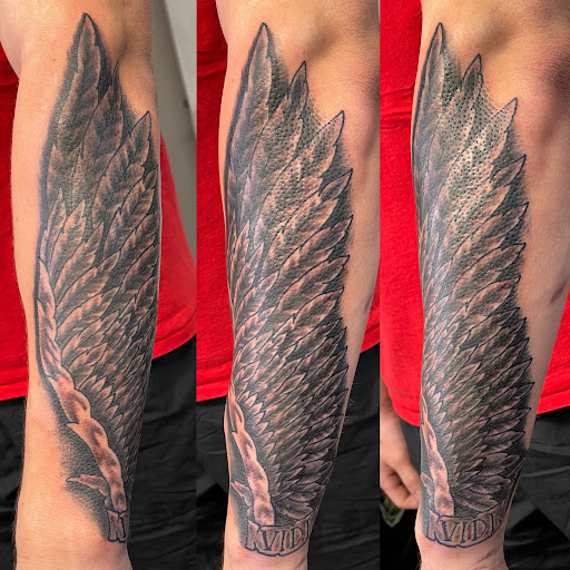 Explore mary poppins tattoo ideas, creative tattoo ideas in Terre Haute, available at Timeless Tattoo LLC