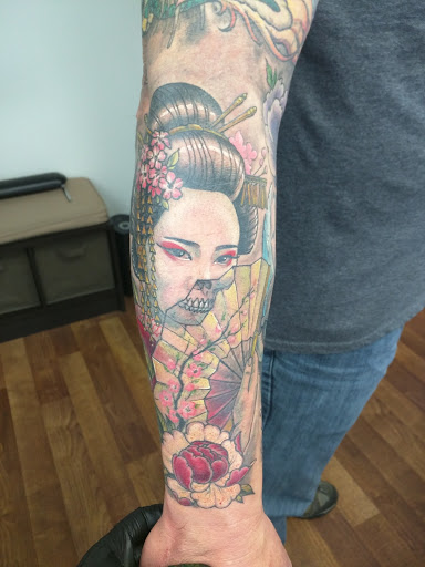 Explore bison tattoo ideas, creative tattoo ideas in Plymouth, available at North Main Tattoo Studio & Art Gallery