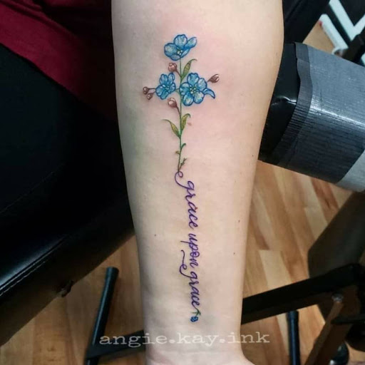 Find dc tattoo ideas for your next unique tattoo in Casper at Luna & Lotus Amethyst Ink Angie Kay