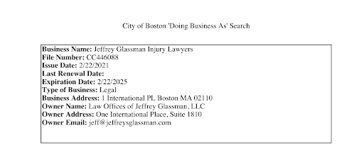 Personal Injury Attorney «Law Offices of Jeffrey S. Glassman, LLC», reviews and photos