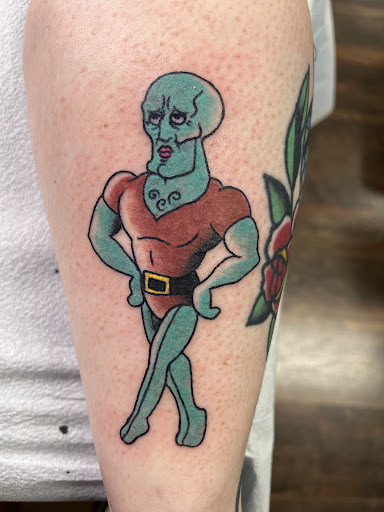 Explore venom tattoo ideas, creative tattoo ideas in Delmar, available at Resolute Tattoo