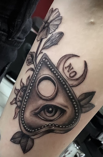 Explore tattoo ideas with names, creative tattoo ideas in Grand Ledge, available at Van Gogh Tattoos