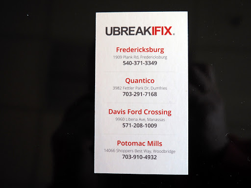 Electronics Repair Shop «uBreakiFix», reviews and photos, 14066 Shoppers Best Way, Woodbridge, VA 22192, USA