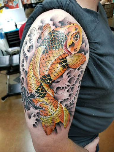 Explore alchemist tattoo ideas, creative tattoo ideas in Arlington, available at Urbans Tattoo & Piercing Studio