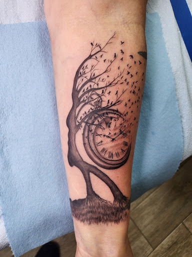 Explore fallout tattoo ideas, creative tattoo ideas in Auburndale, available at Till Death Tattoo Studio