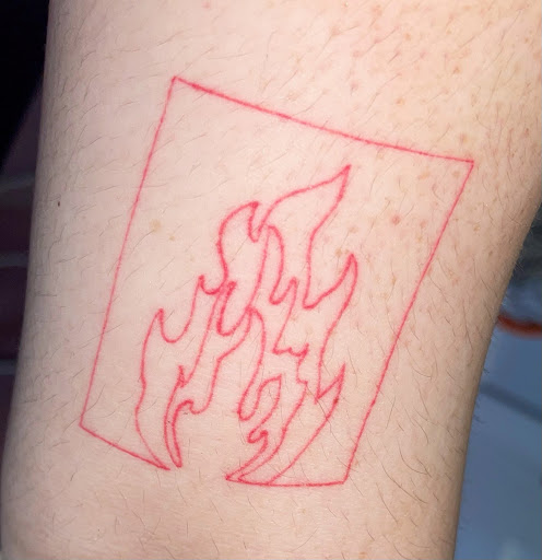 Explore small face tattoo ideas, creative tattoo ideas in Cambridge, available at Hidden Vibes Tattoo