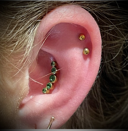 Explore forearm rose tattoo ideas, creative tattoo ideas in Chapel Hill, available at Spica Body Piercing