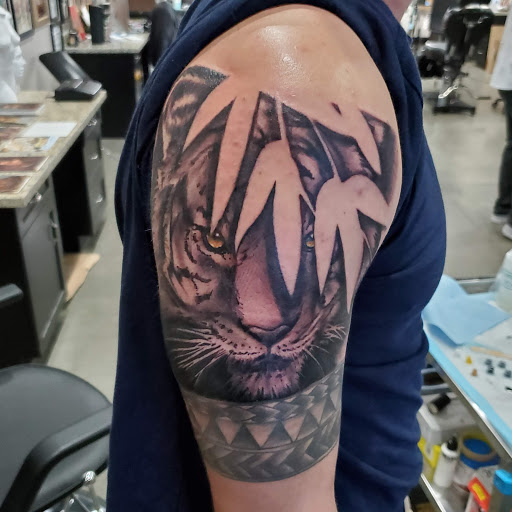 Explore meaningful full sleeve tattoo ideas, creative tattoo ideas in Bakersfield, available at CLASSIC STANDARD TATTOO CO.