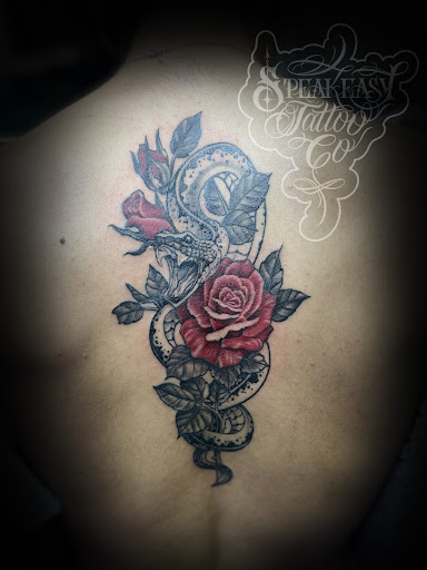 Explore coal mining tattoo ideas, creative tattoo ideas in Milwaukee, available at Speakeasy Tattoo Co