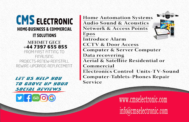 Comments and reviews of CMS ELECTRONIC LIMITED