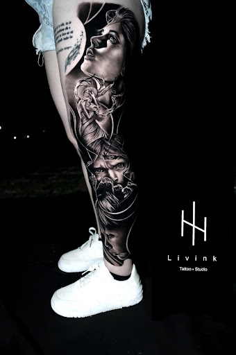 Explore plane tattoo ideas, creative tattoo ideas in Charlotte, available at Livink Tattoo Studio