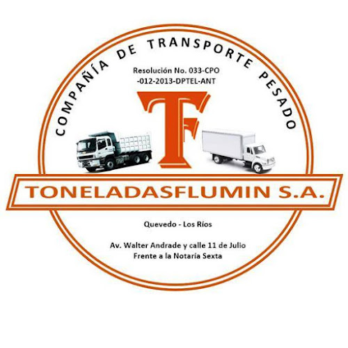 Opiniones de Compañía de transporte pesado Toneladasflumin en Quevedo - Oficina de empresa