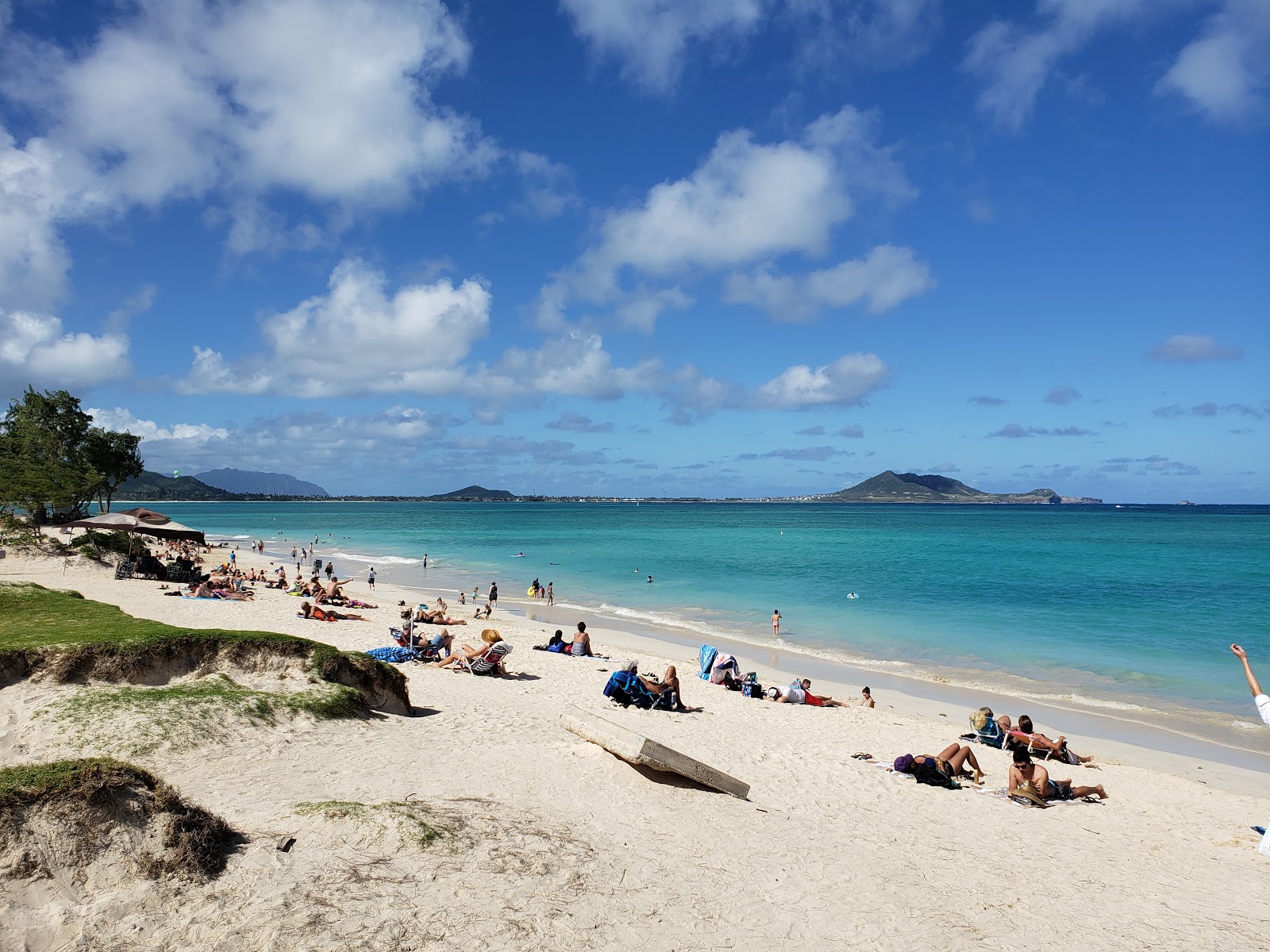 Kailua Beach Park的照片 带有碧绿色纯水表面