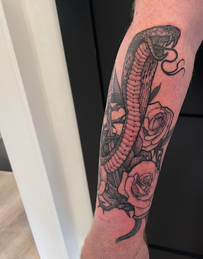 Explore egyptian sleeve tattoo ideas, creative tattoo ideas in Murrysville, available at Blackoak Artistry