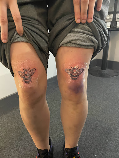 Explore back of neck tattoo cover up ideas, creative tattoo ideas in Fort Wayne, available at Grade A Tattoos and Body Piercing