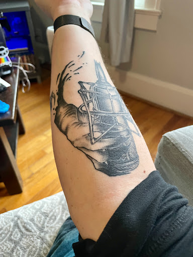 Explore drug overdose tattoo ideas, creative tattoo ideas in Seattle, available at Hidden Hand Tattoo