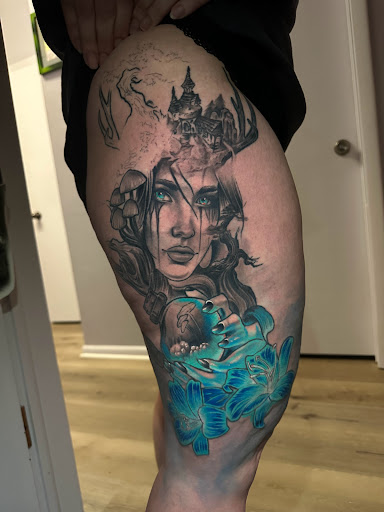 Explore god of war tattoo ideas, creative tattoo ideas in Fond Du Lac, available at Underground Ink