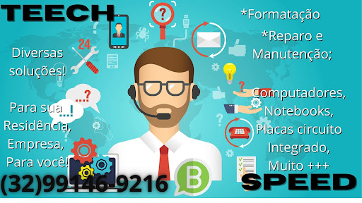 Logo da empresa - TeechSpeed Informática