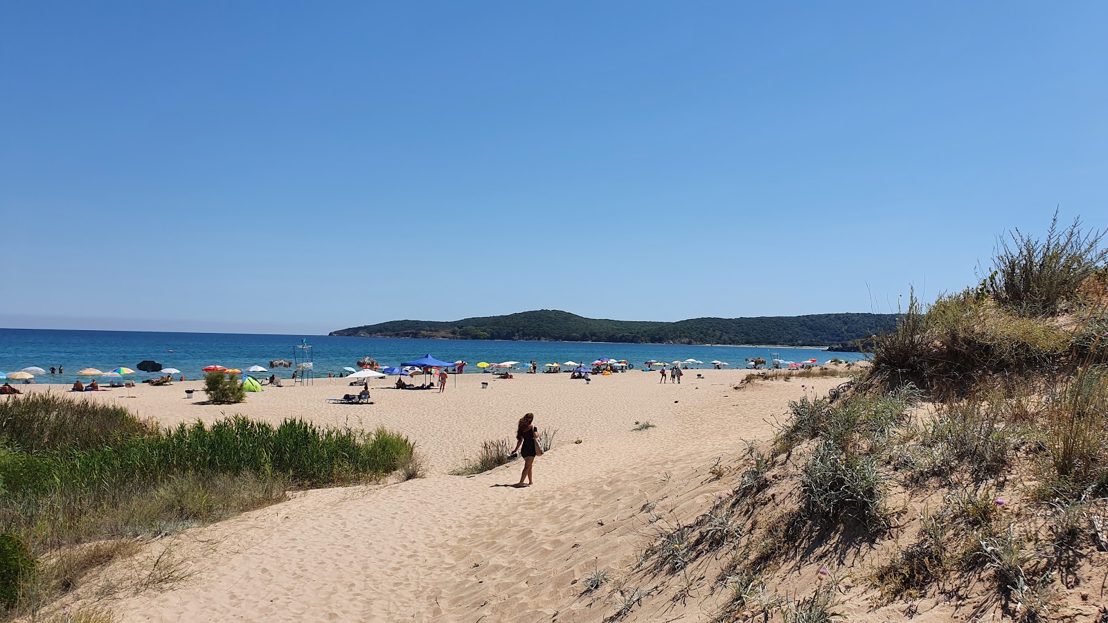Foto di Spiaggia di Arkutino - raccomandato per i viaggiatori in famiglia con bambini