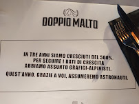 Doppio Malto Asti à Asti menu