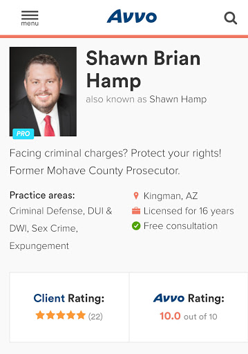 Trial Attorney «The Law Offices of Shawn B. Hamp, P.C.», reviews and photos