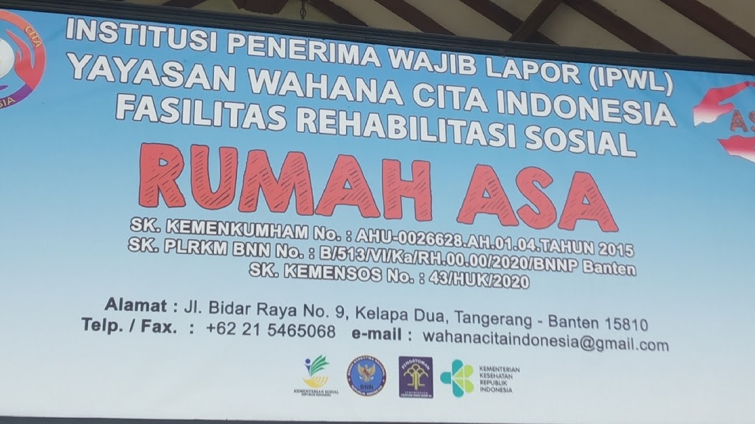 Rehabilitasi Yayasan Wahana Cita Indonesia