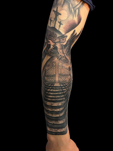 Explore flower tattoo ideas for guys, creative tattoo ideas in Mcallen, available at House of Tattoos