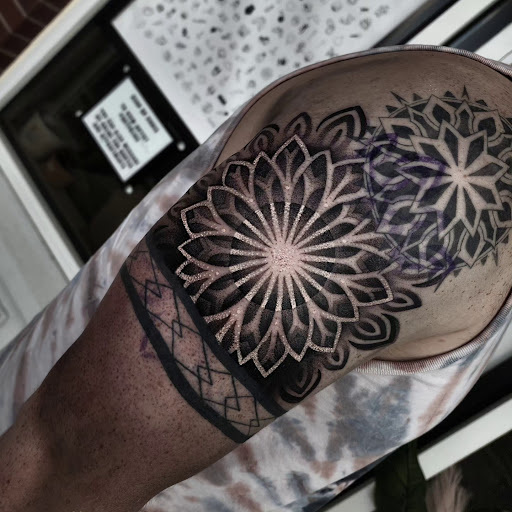 Explore globe tattoo ideas, creative tattoo ideas in Valdosta, available at Acid Ink Tattoos