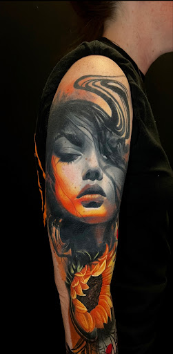 Explore tattoo full sleeve ideas, creative tattoo ideas in Mesa, available at Next Wave Tattoos and Piercings