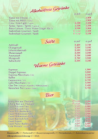 Carte du Thai Palace Restaurant Aschaffenburg à Aschaffenburg