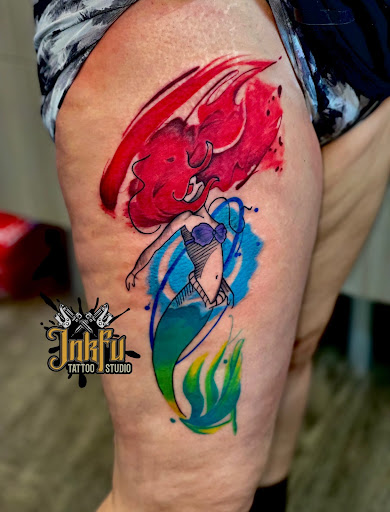 Explore tattoo of husband's name ideas, creative tattoo ideas in Omaha, available at Inkfu Tattoo Studio