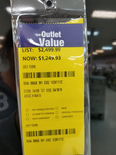 Appliance Store «Sears Outlet», reviews and photos, 6022 Crawfordsville Rd, Speedway, IN 46224, USA