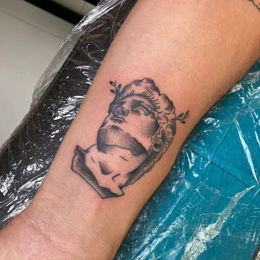 Explore nacho libre tattoo ideas, creative tattoo ideas in Denver, available at Mile High Ink