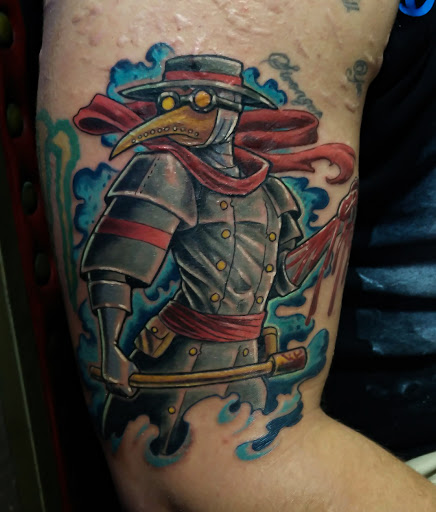 Explore bartender tattoo ideas, creative tattoo ideas in Dekalb, available at Proton Tattoo