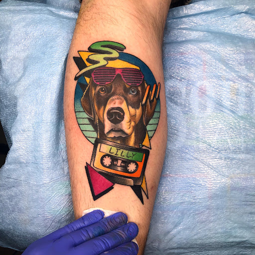 Explore upper arm men tattoo ideas, creative tattoo ideas in Superior, available at Northlandia tattoo parlor