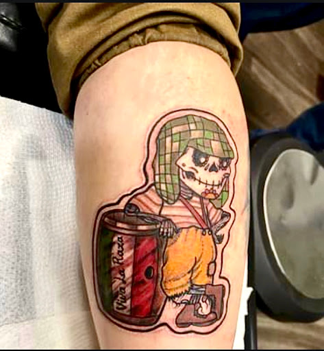 Explore tattoo for husband ideas, creative tattoo ideas in Denver, available at Viva La Raza Tattoo Club